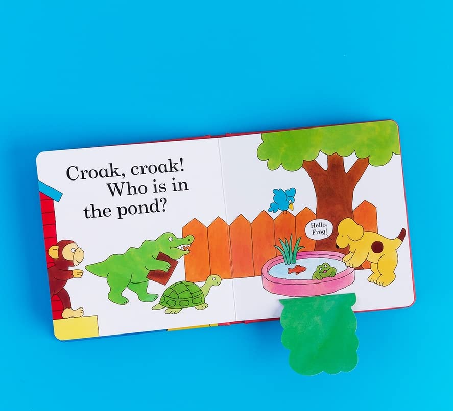 Who's There, Spot? A lift-the-flap story book (Board Book) by Eric Hill The Classic Children Book