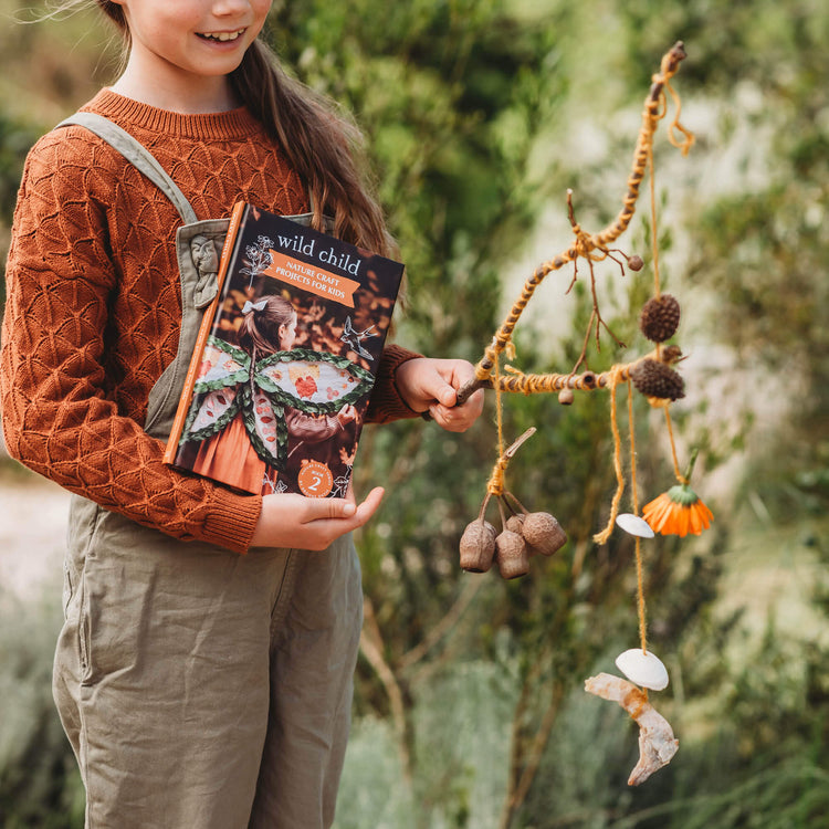 Wild Child Book Nature Craft Projects For Kids (Hardcover) by Your Wild Books Interactive Book Nature Art and craft for kids 3yrs+
