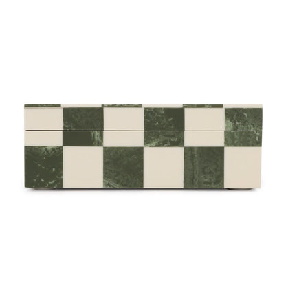 Green Check Decor Box