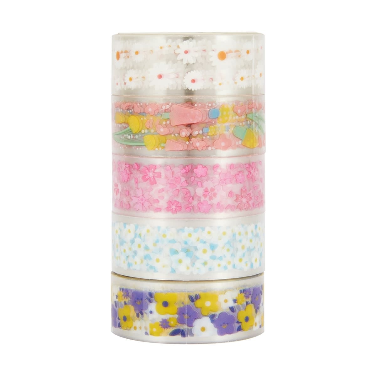 5 Pack Decorative Tapes - Floral