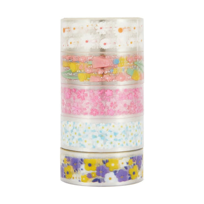 5 Pack Decorative Tapes - Floral