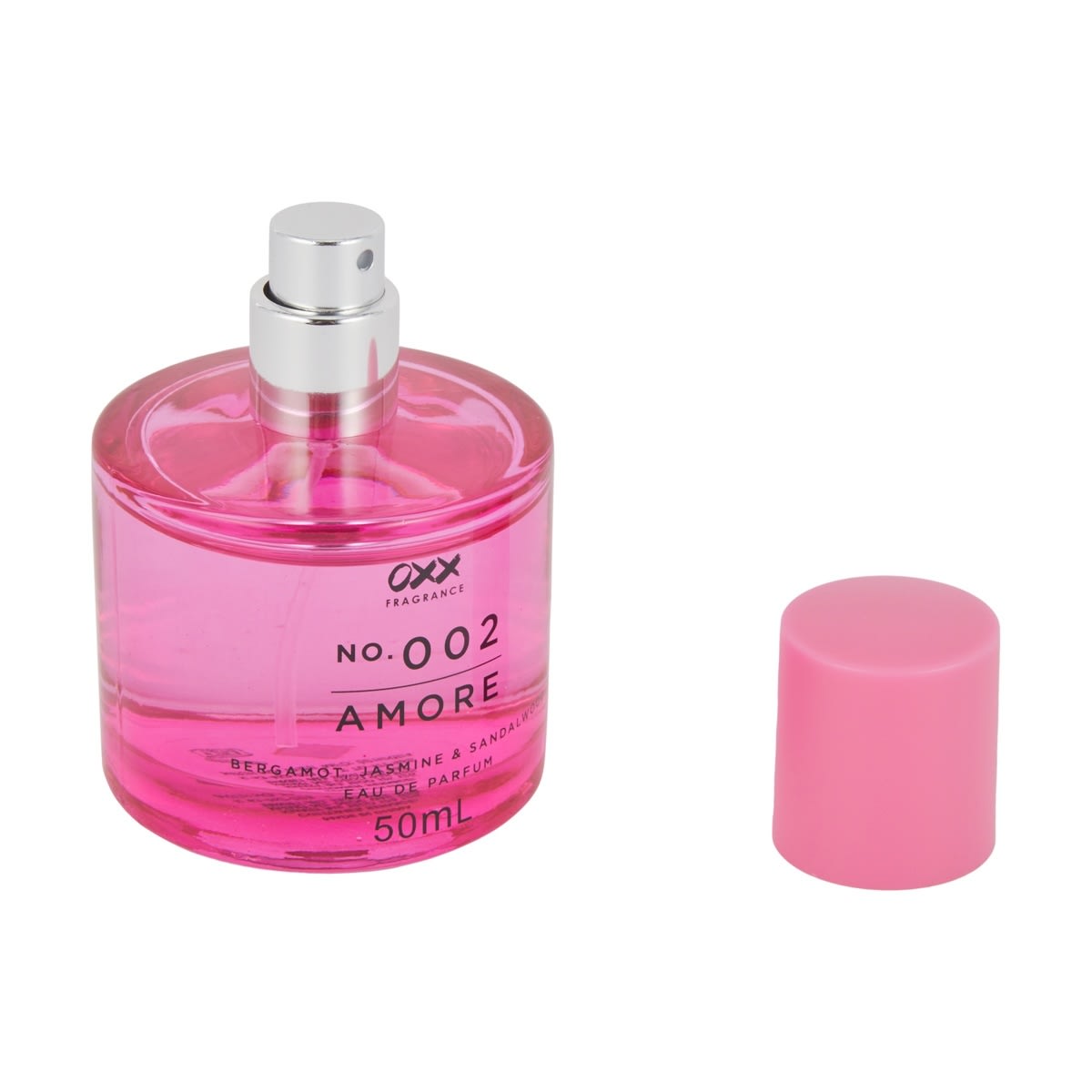 OXX Fragrance No. 002 Amore Eau De Parfum - Bergamot, Jasmine and Sandalwood