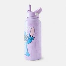 946ml Lilac Disney Lilo & Stitch Aloha Stainless Steel Cylinder Drink Bottle