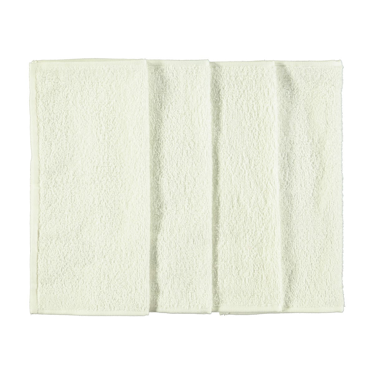 4 Pack Madison Cotton Face Washers - White