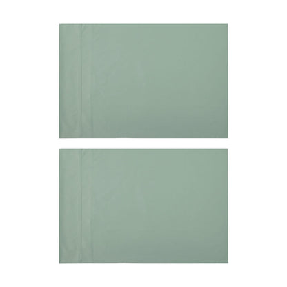 2 Pack 500 Thread Count Australian Grown Cotton Standard Pillowcases - Sage