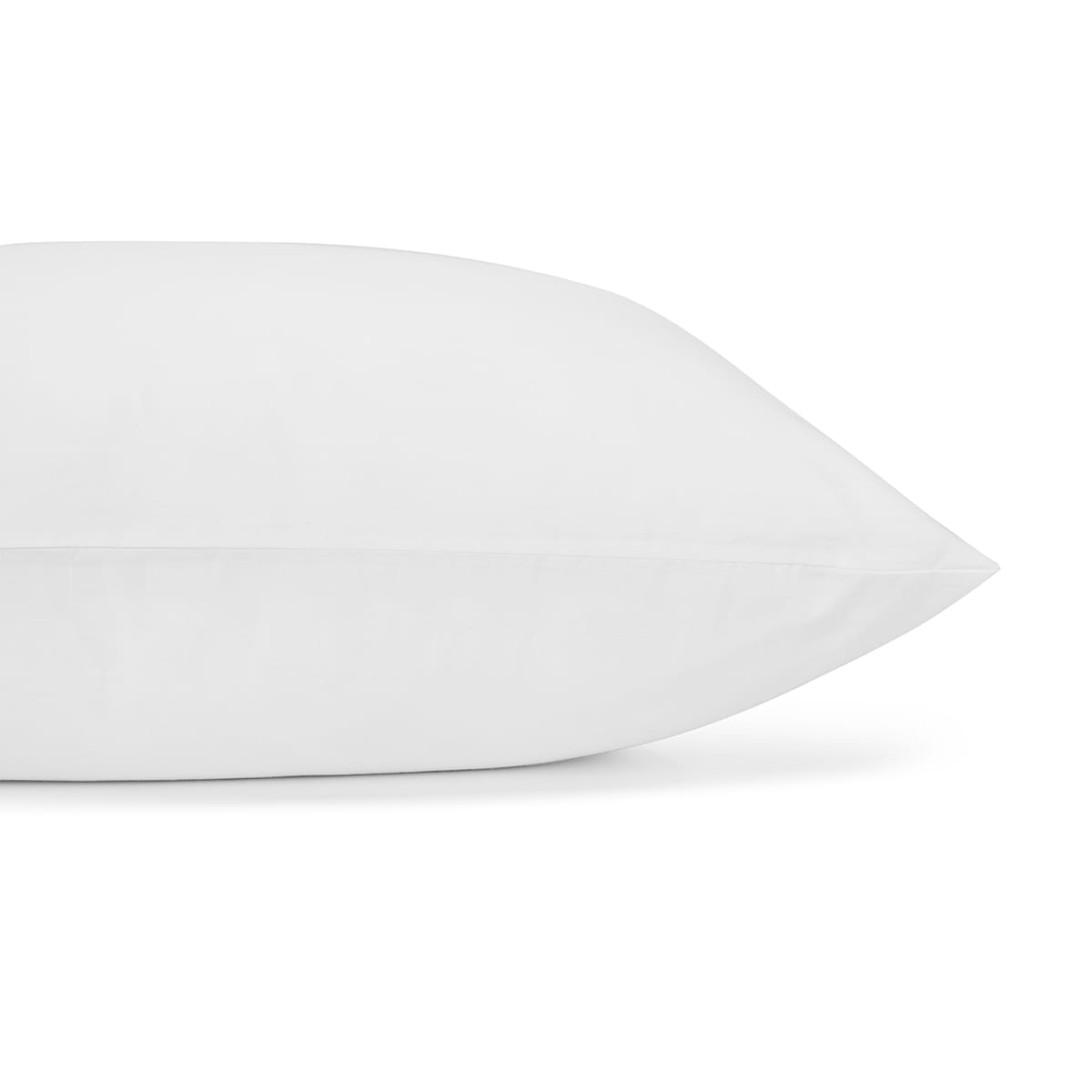 250 Thread Count Cotton Rich Standard Pillowcase - White