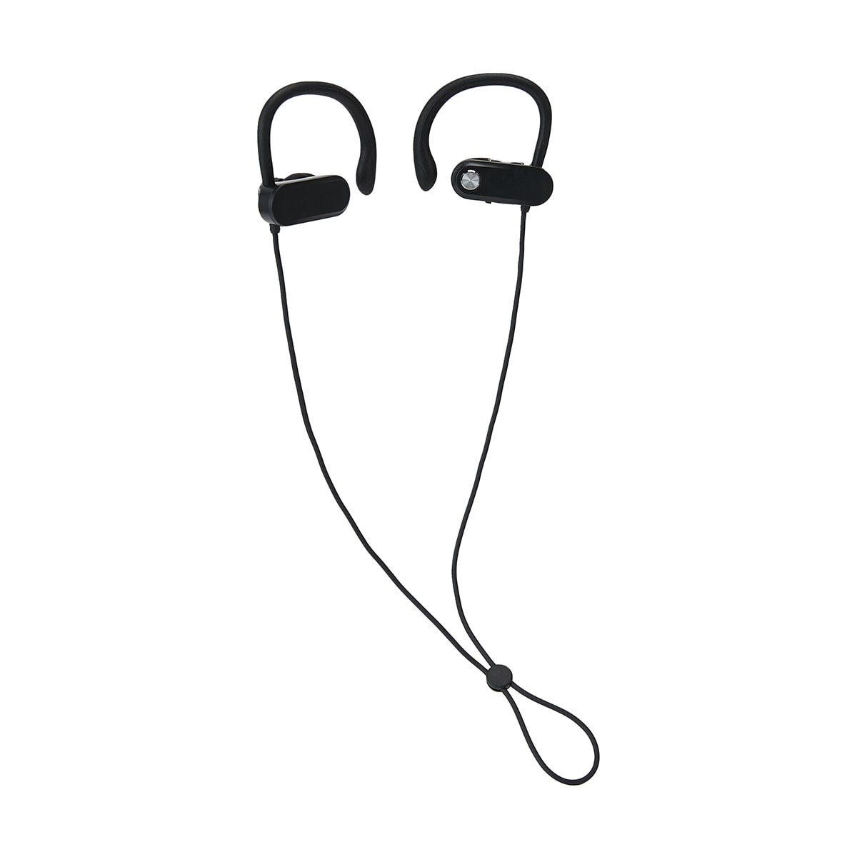 Sports Hook Bluetooth Earphones - Black