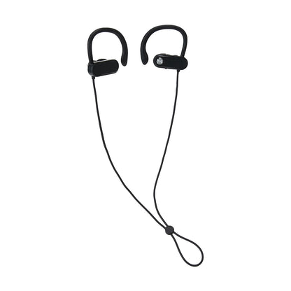 Sports Hook Bluetooth Earphones - Black