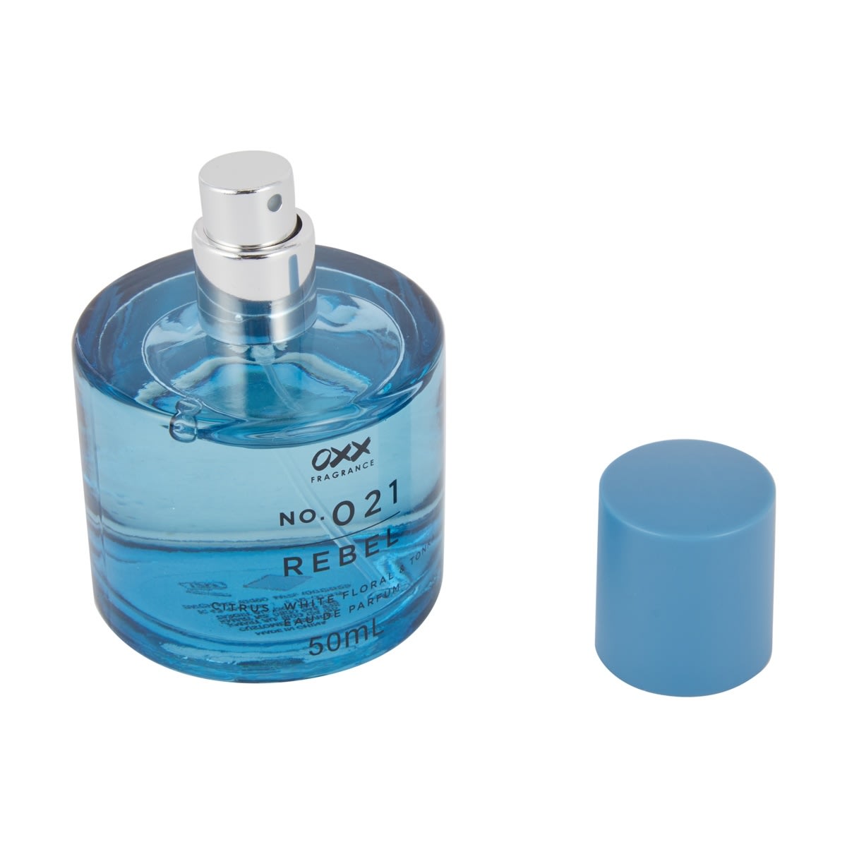 OXX Fragrance No. 021 Rebel Eau De Parfum 50ml - Citrus, White Floral and Tonka