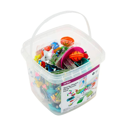 100 Piece Sporty Players Party Favour Pack