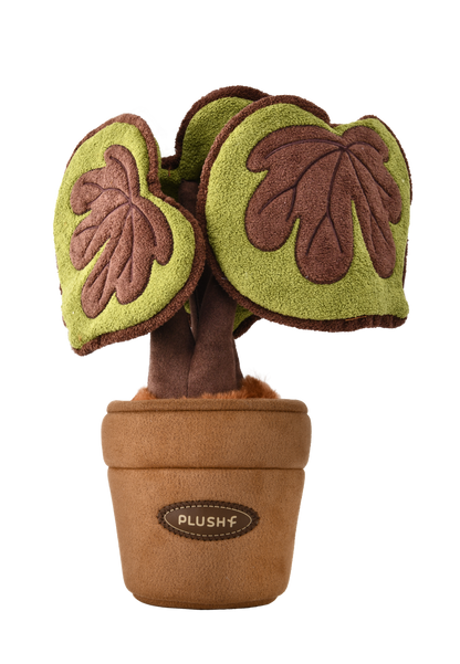 PlushWoods Begonia Bella Plant Plush With Pot 25cm