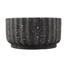 Caramel & Vanilla Black Terrazzo Wave Candle