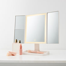 Trifold LED Mirror