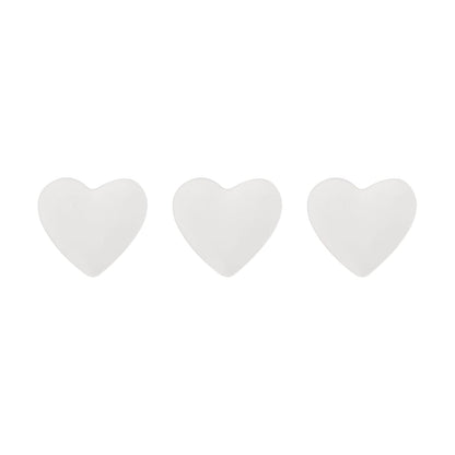 3 Pack DIY Ceramic Heart Trinket Trays