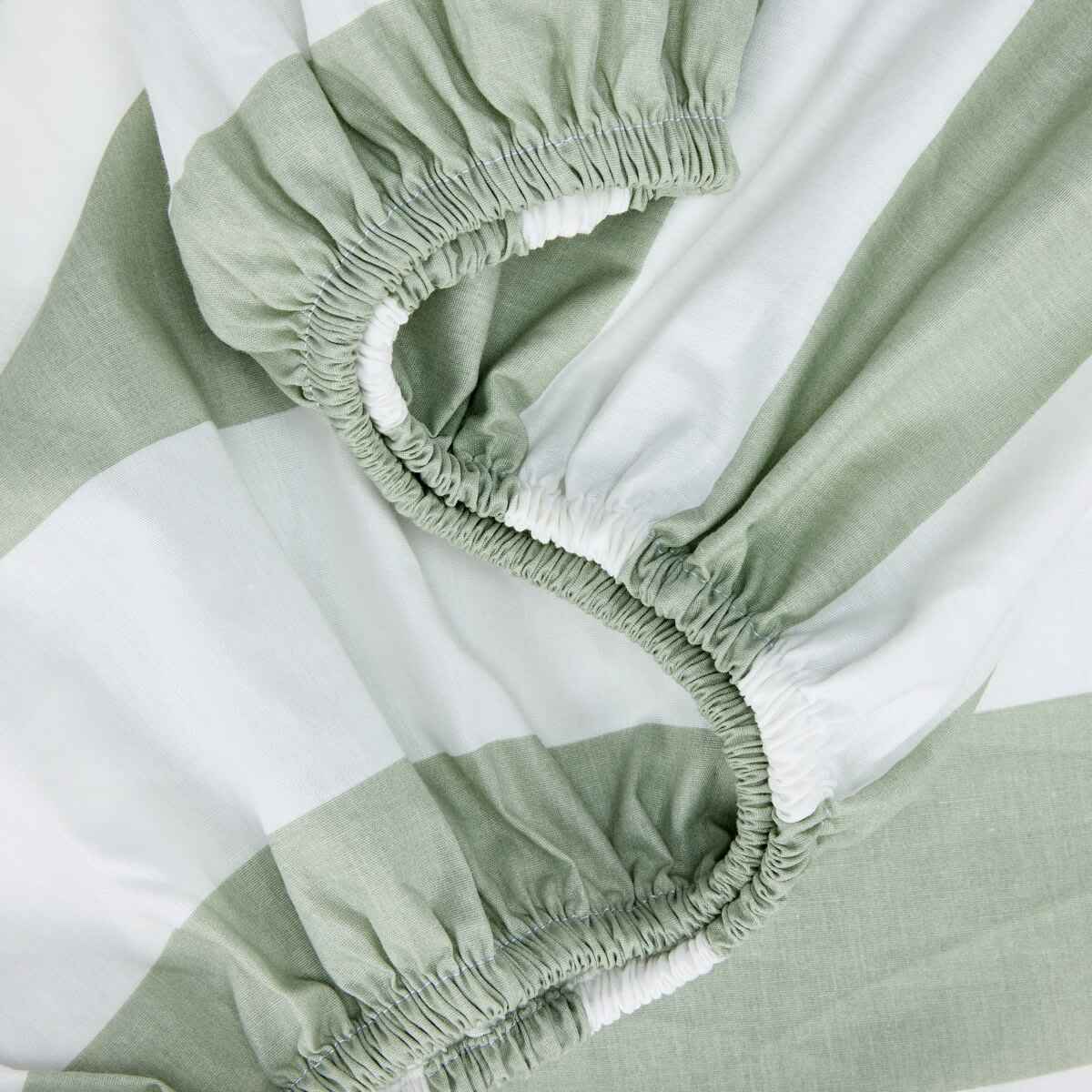 250 Thread Count Cotton Ruffle Sheet Set - Queen Bed, Sage