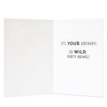Creative Publishing from Hallmark Birthday Card - Let’s Party Animals