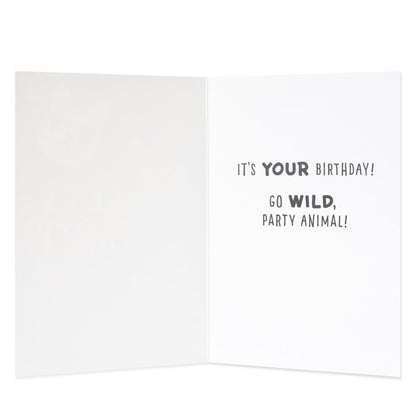 Creative Publishing from Hallmark Birthday Card - Let’s Party Animals
