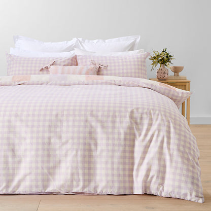 Millie Reversible Cotton Rich Quilt Cover Set - Queen Bed