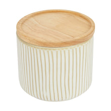 Small Linear Glazed Canister