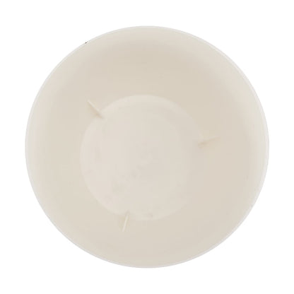 12cm Plastic Pot - White