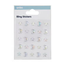 Bling Stickers - Star and Moon