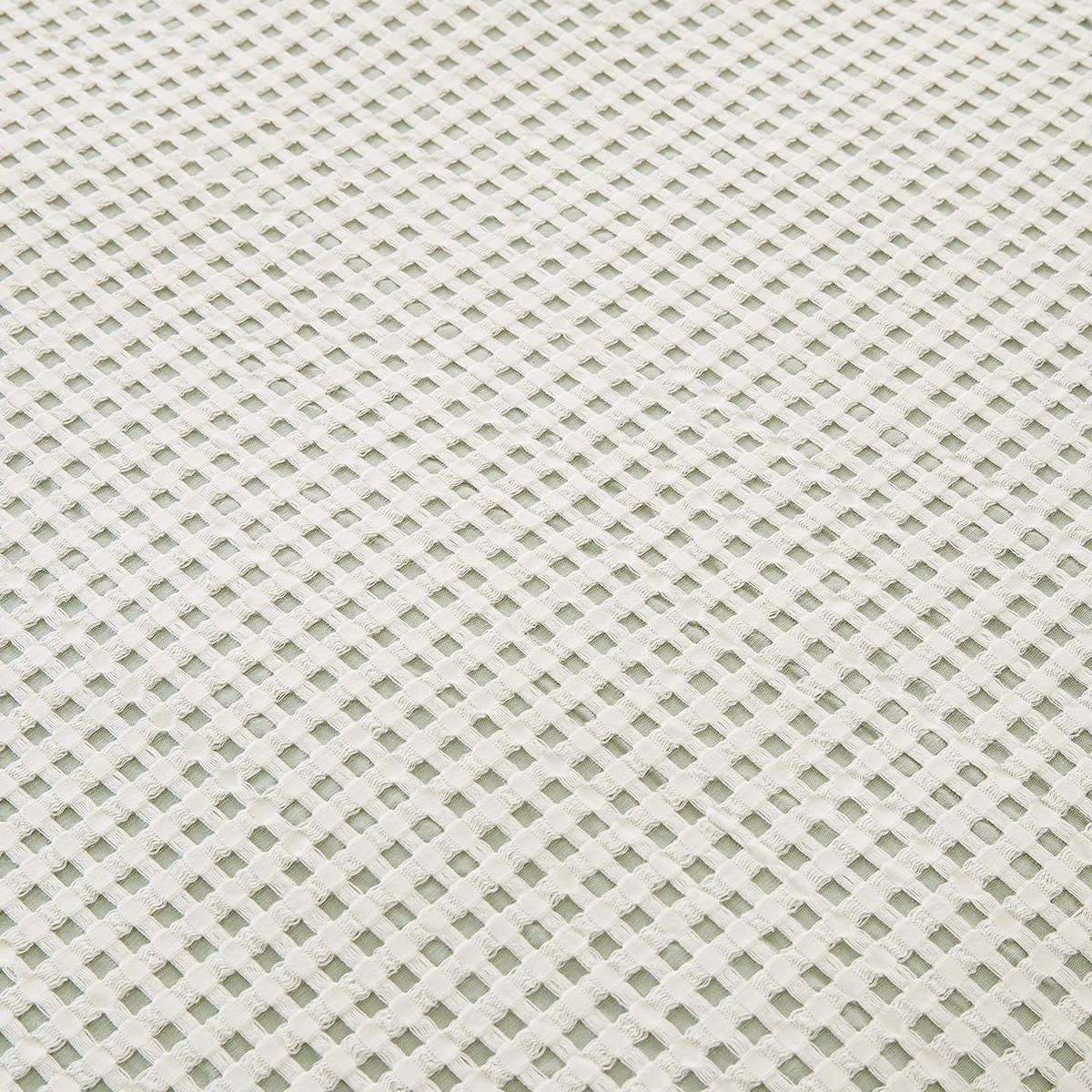 Dakota Cotton Quilt Cover Set - King Bed, Sage