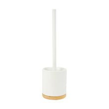 White and Bamboo Toilet Brush