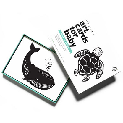 Wee Gallery Art Cards Ocean Collection Baby Toys Baby Gifts Idea 0m+