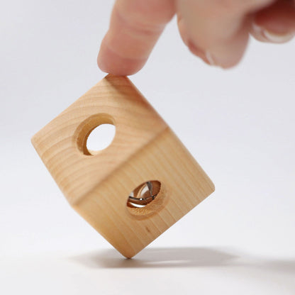 Grimm's Cube With Bell Baby Toys Baby Gifts Idea 0m+