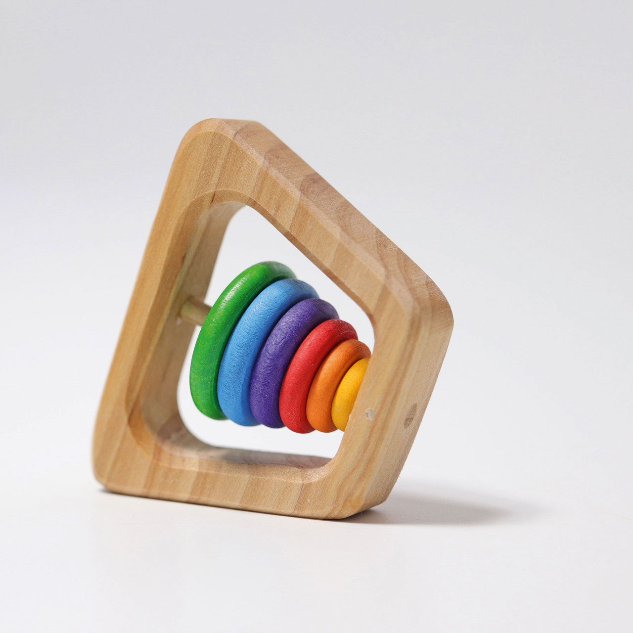 Grimm's Grasping Toy Rattle Pyramid Baby Toys Baby Gifts Idea 0m+