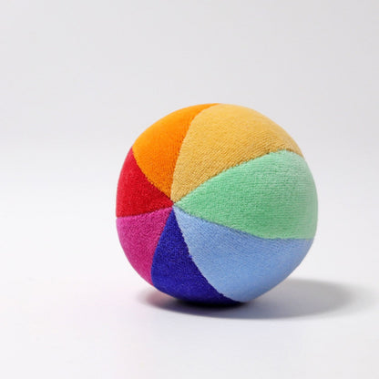 Grimm's Soft Rainbow Ball with a bell inside Baby Plush Toys Baby Gifts Idea Best Seller 0m+
