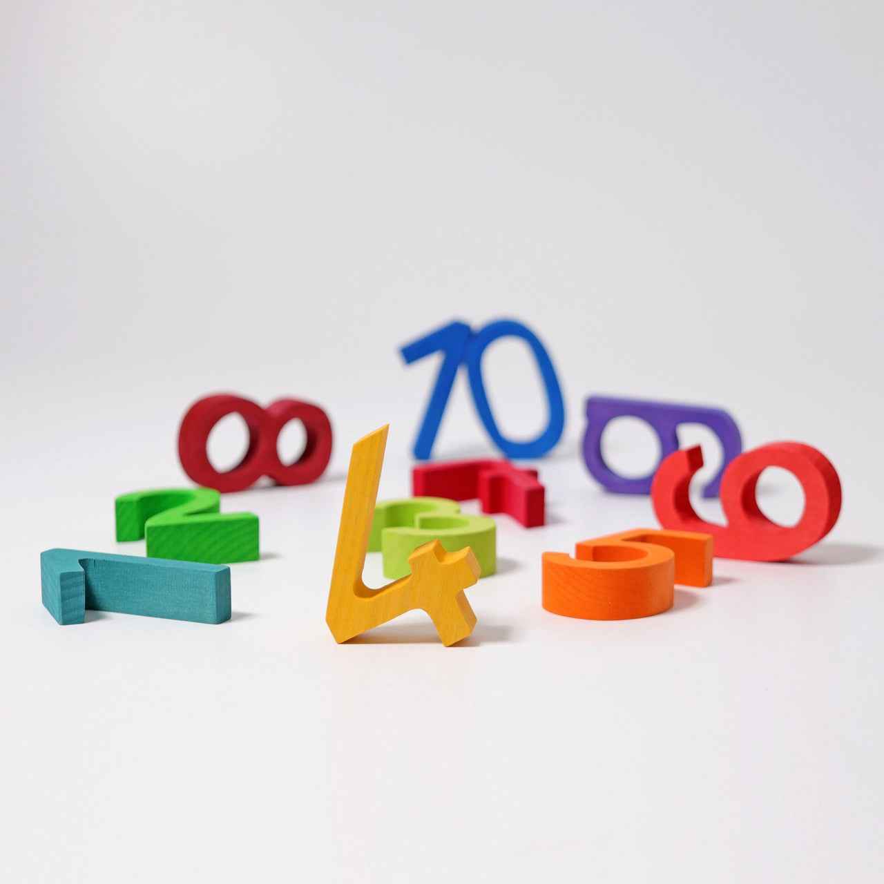 Grimm's Counting Numbers Building Set Early Math Games for Kids Developmental Toys for Toddlers School Range 3yrs+