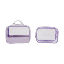 OXX Cosmetics 2 Piece Makeup Bag Set - Purple