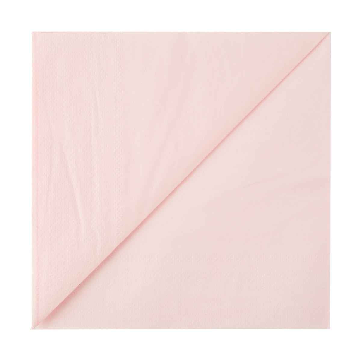 20 Piece Pastel Pink Paper Napkins