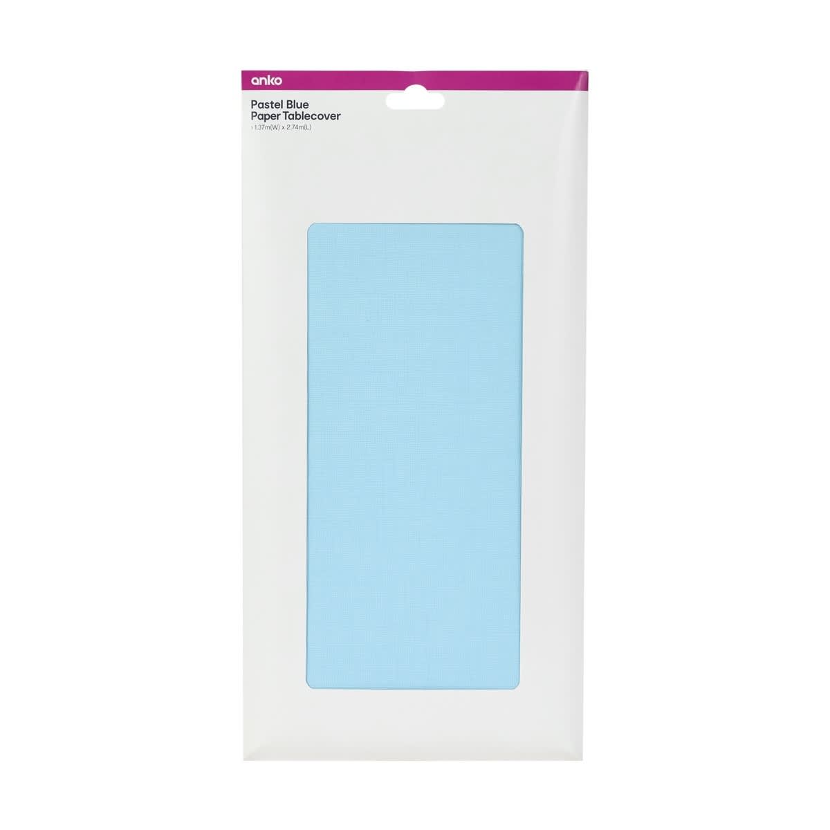 Paper Tablecover - Pastel Blue
