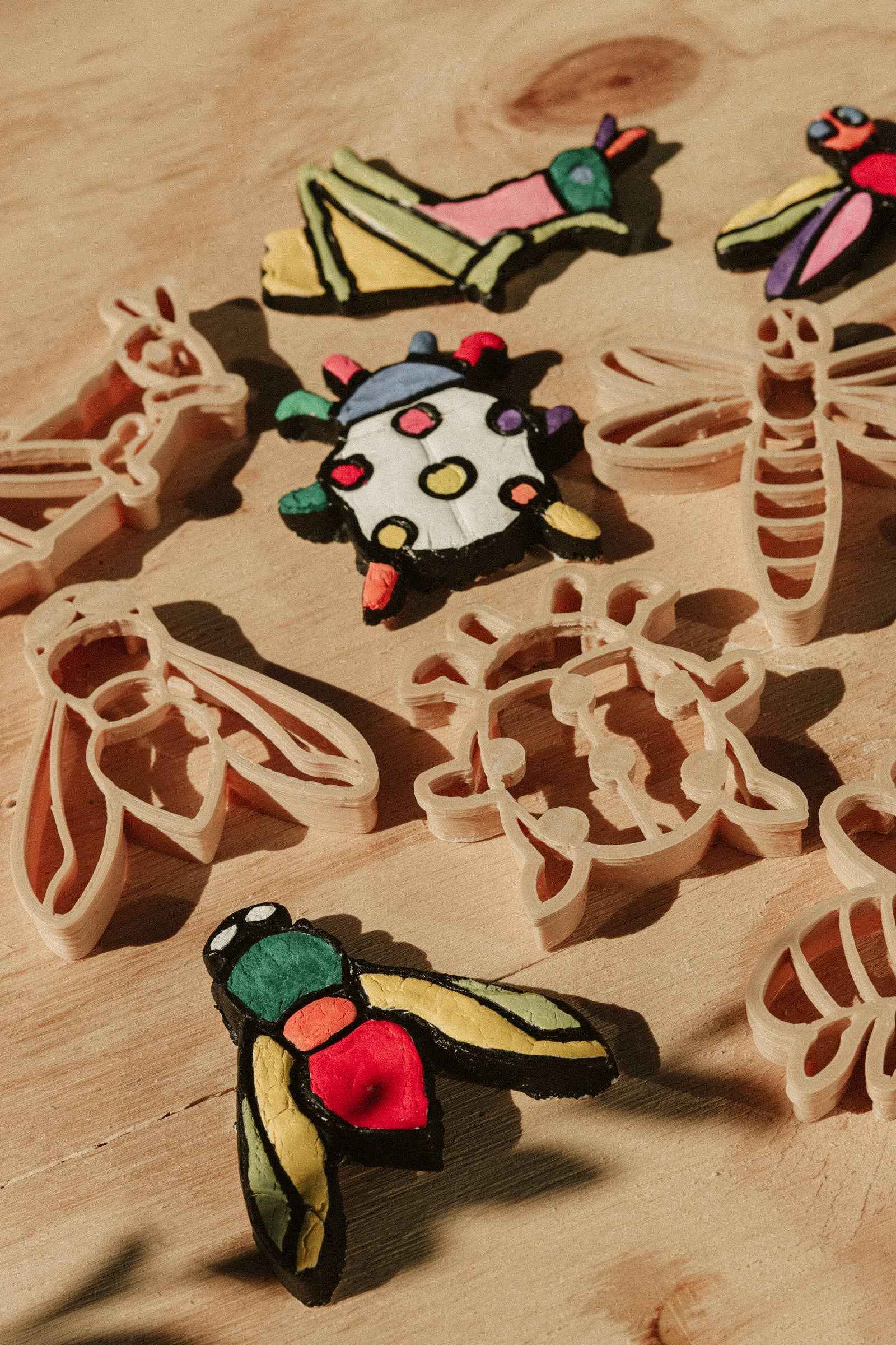 Kinfolk Pantry Mini Insect Eco Cutter Set Playdough Sand Toys Art and craft for kids 3yrs+