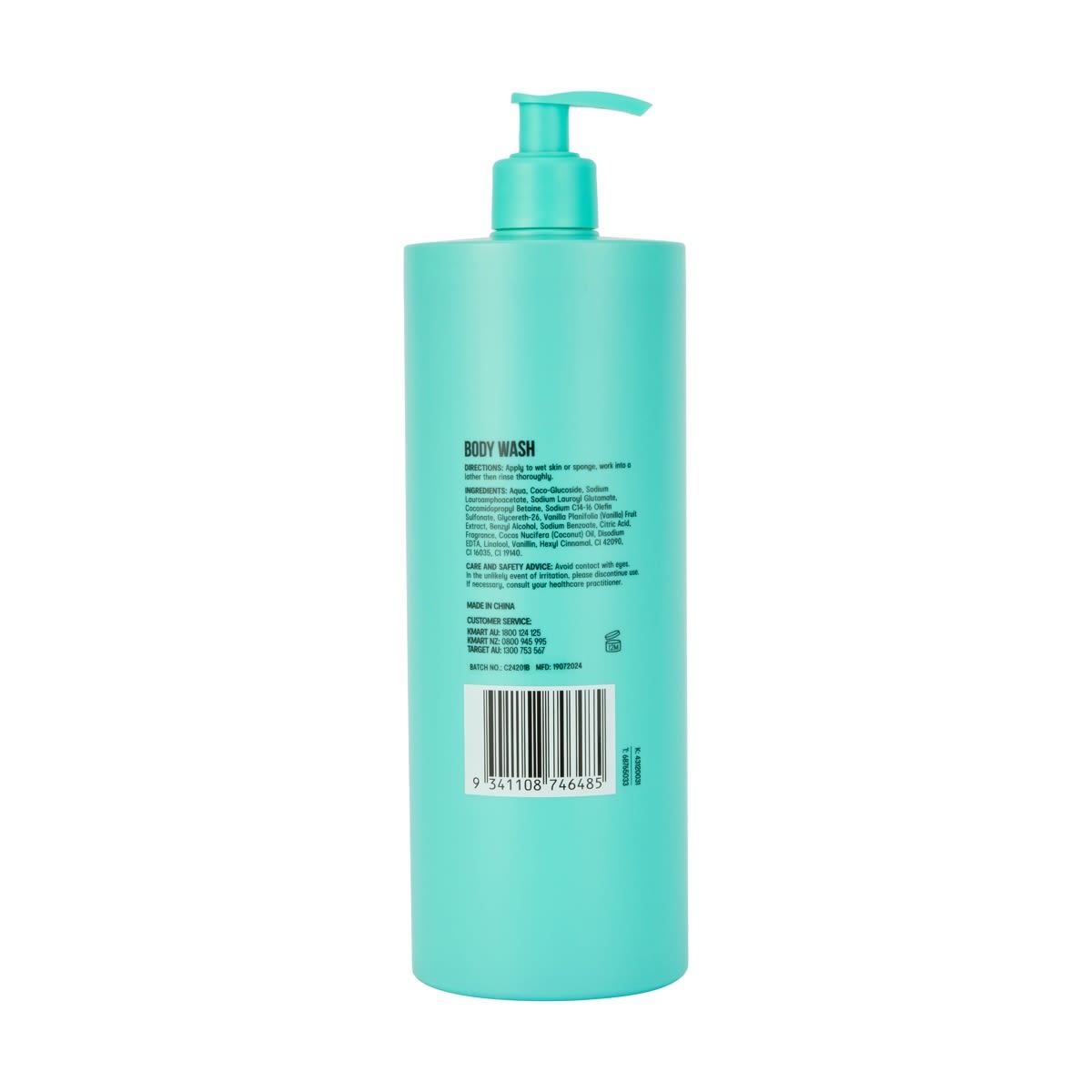 Hydrating & Softening Body Wash 1L - Coconut & Vanilla