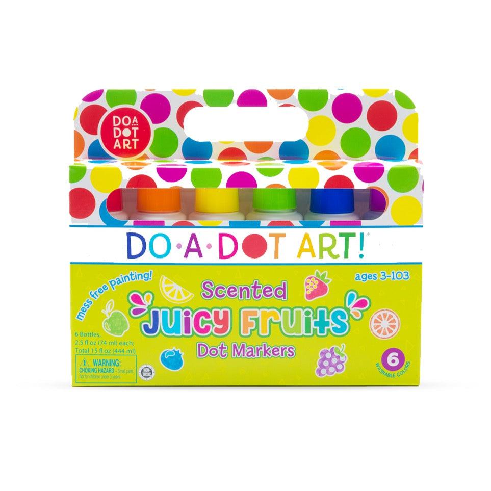 Do A Dot Art Juicy Fruits Markers 6 Pack Art and craft for kids 3yrs+