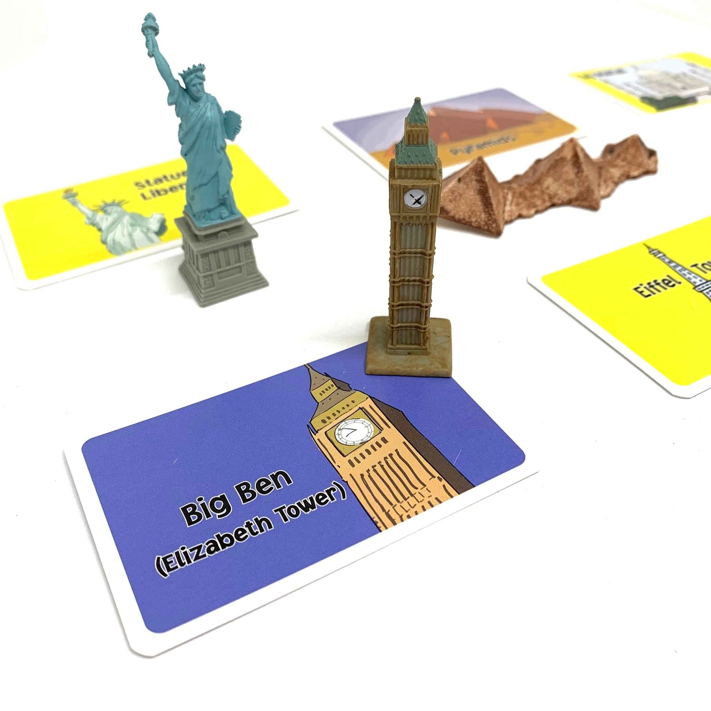 Tube of 10 Around The World Landmarks Figurines Montessori Language Learning Figurines by Safari Ltd 3yrs+