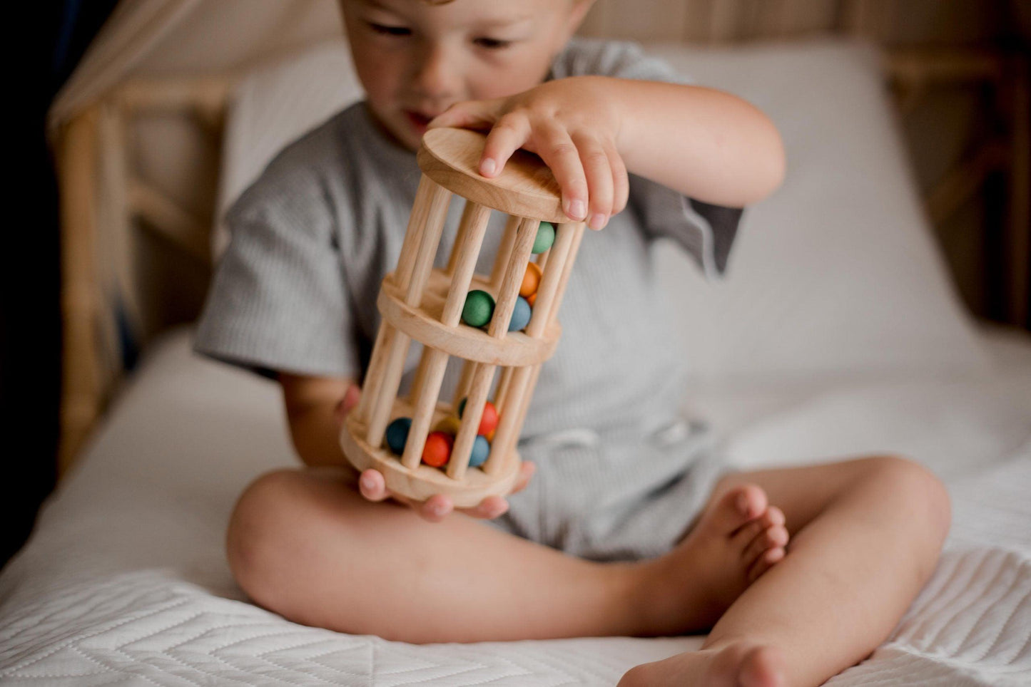 Qtoys Mini Rainmaker Musical Instrument Baby Toys Baby Gifts Idea 6m+ PREORDER EARLY AUGUST