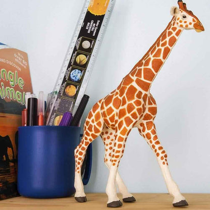Reticulated Giraffe Figurine by Safari Ltd Extra Large Safari Collection Animal Figurines 3yrs+