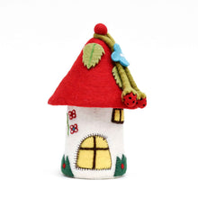 Tara Treasures Felt Fairies and Gnomes House Red Roof Pretend & Imaginative Play Toys Best Seller 3yrs+