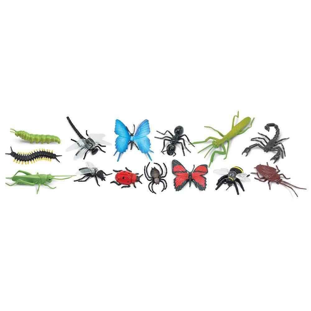 Tube of 14 Insects Animal Figurines Montessori Language Figurines Learning Figurines by Safari Ltd Toob Range 3yrs+