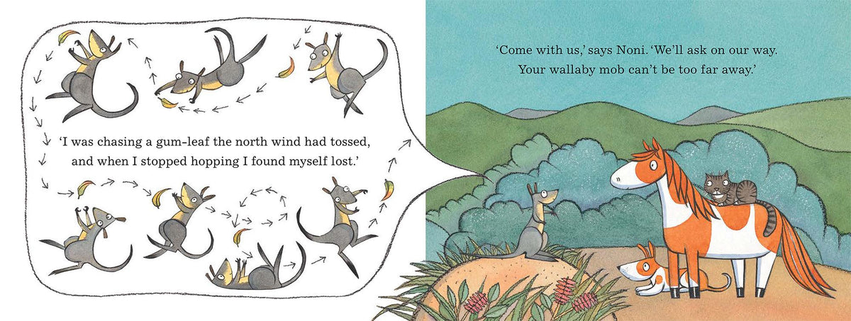 Noni the Pony Rescues a Joey (Hardcover) by Alison Lester: Farm Animal Toys Australian Authors