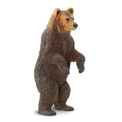 Grizzly Bear Figurine by Safari Ltd  Large Woodland Collection Animal Figurines 3yrs+