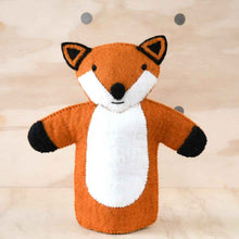 Tara Treasures Felt Fox Hand Puppet Woodland Animal Pretend & Imaginative Play Toys Retired 3yrs+