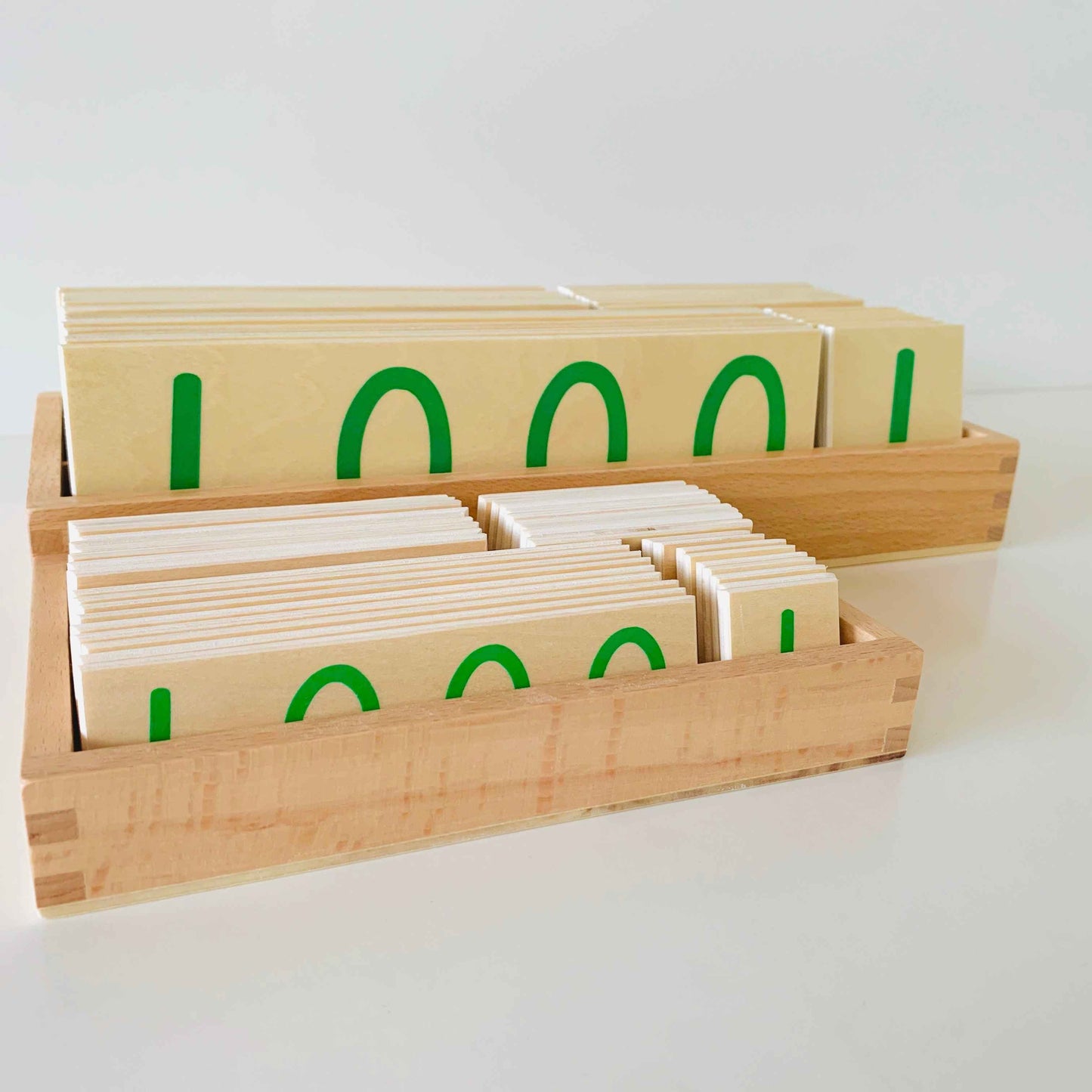 Montessori Wooden Place Value Number Cards (1-9000) Early Math STEM Toys Math Games for Kids Best Seller