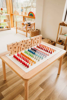 SumBlox Starter the Original Number Building Block Set of 27pc Early Math Games STEM Wooden Cognitive Developmental Toys for Kids Best Seller 3yrs+