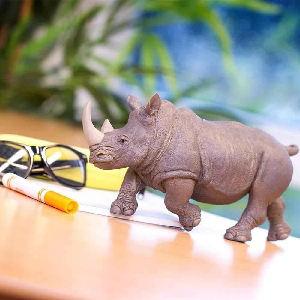 White Rhino Extra Large Figurine by Safari Ltd Safari Collection Animal Figurines 3yrs+