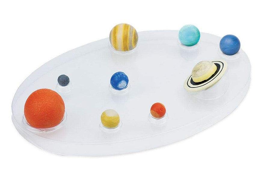 Set of 9 Solar System Figurine Montessori Language Mini Figurines Collection by Safari Ltd 4yrs+